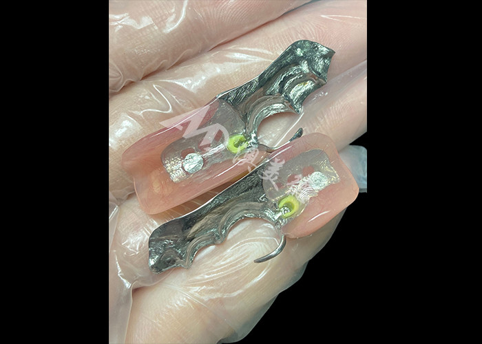 ปรับปรุงฟันเทียมส่วนละเอียดโครงสร้างโลหะแม่นยําสําหรับความเหมาะสมและการทํางานที่ดีที่สุด
